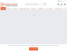 Tablet Screenshot of india-express-food.de